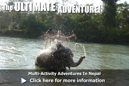 Multi-activity adventures in Nepal, click here for more information